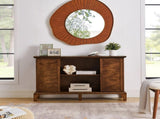47.6" Sideboard Buffet Cabinet with Storage, Farmhouse Fluted Sideboard with 2 Sliding Doors & Solid W1801P457808