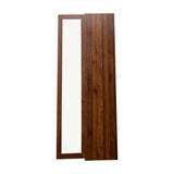 Display Cabinet with Glass Doors, Curio Storage Cabinet with 5 Shelves, Bookcase with LED Lights W331P281123