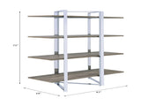 Libby Chrome Finish Bookshelf B2726P285841