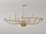 36-Light Gold Chandelier Industrial Iron Candle Chandelier Modern Suspended Farmhouse Chandeliers W5008P464950
