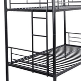 ZNTS METAL BUNK BED BLACK W311120498