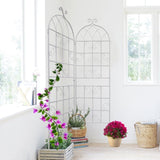2 Pack Metal Garden Trellis 71" x 19.7" Rustproof Trellis for Climbing Plants Outdoor Flower Support W1586P147428