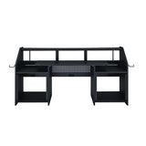 Black Music Desk with Earphone Rack B062P215478