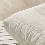 Fireside Chair, Lazy Floor Sofa, Accent Bean Bag Couches, Modern Armless Lounge Chair for Living W791P241292