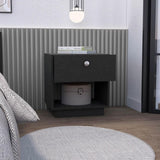 Paris 1 Drawer Nightstand, Open Lower Shelf B070P188854