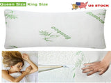 2 pack Bamboo Memory Foam Hypoallergenic Bed For Head Neck Rest Sleeping Shredded 88734388