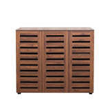 Shoe Cabinet, 5-Tier Shoe Storage Cabinet with Adjustable Shelves, Wooden Shoe Rack Organizer with W331P242462
