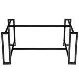 Coffee Table, 2 Layers 1.5cm Thick Marble MDF Rectangle 39.37" L Tabletop Iron Coffee Table , Dining 83238180