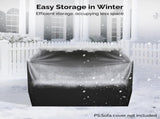 2pcs armless sofa 2pcs footstool 1pcs double sofa 1pcs coffee table with storage, gray 88703342