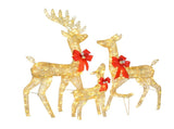 3pcs 54*20*122cm 30.00V 3.60W Family Elk Golden Iron Frame Cotton Thread Green Onion Powder 55696303