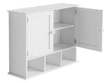Bathroom Wall Cabinet with 2 Doors and Adjustable Shelf, Wall-Mounted Storage Organizer for 28412213