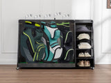Gray Wooden Golf Bag Storage Rack 33785047