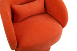 Swivel Accent Chair Armchair, Round Barrel Chair in Fabric for Living Room Bedroom W1361101778