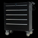 5-drawer metal rolling tool cabinet, storage toolbox with brake wheels, toolbox with lock, suitable W3267P307524