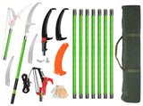 30ft Manual Pole Saw, Lightweight Tree Trimmers Long Handle Pruner Set, Sharp Steel Blade and 70790461