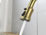 Single Handle High Arc Pull Out Kitchen Faucet,Single Level Stainless Steel Kitchen Sink Faucets 25914519