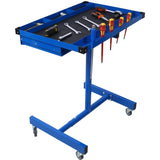 Adjustable Tear Down Work Table with Drawer for Garages, Repair Shops, and DIY, Portable, 2.5" W465P190257