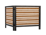2-Panel Outdoor Air Conditioner Fence Screen, Outsideood Privacy Fence, Backyard Garden Patio 38" W2640P290610