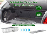 2PCS 24 Inch Humane Live Animal Trap Cage, Galvanized Steel Catch and Release Trap for Squirrel, 49318074