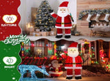 6FT Lighted Santa Christmas Yard Decorations, Pre-lit Pull Up Santa Waving Hand with 180 LED Warm 40320224
