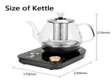 Professional multi-functional glass teapot 800ml fast heating, cooking and brewing integrated 54342656