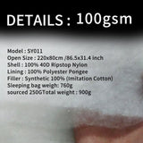Kamperbox Camping Sleeping Bag Outdoor Camping 3 Season Sleeping Bag Camping & Only send USPS 28542990