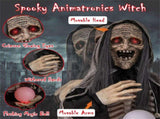 6 feet of Halloween decorations for witches with orbs 83307791