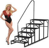 ZNTS Swimming Pool Ladder Above Ground Pools, Step Stool Ladder with Handrails, Heavy Duty Hot Tub Steps 88808899