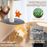 50 H Cat tree with sisal grab post and board 89082198