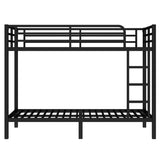 Metal Twin XL over Twin XL Bunk Bed for Teens and Adults,Space-Saving/Noise Reduced/No Box Spring W1580P309628