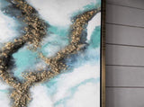Set of 2 Elongated Modern Abstract Oil Painting,, Rectangle Framed Wall Art, 20" x 71" W2078130293