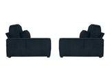 Modern Corduroy 3-Seater Sofa with 3 Throw Pillows, Deep Seat Couch with Soft Ribbed Upholstery and 71433336