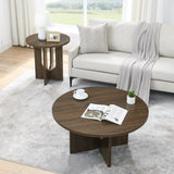 ZNTS Modern minimalist coffee table, solid wood coffee table, Nordic style coffee table, simple design, W1781P202618