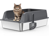 STAINLESS STEEL CAT LITTER BOX W1612P461382