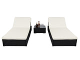 Three-Piece Flat Bed Black Four-Wire 59219474