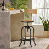BARSTOOL WITH FIR WOOD 74783251