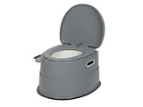 Portable Toilet with Non-slip Mat Grey 56598783
