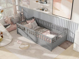 Twin Size Floor, integral construction with super high security barrier, door, children's floor W1858P164928