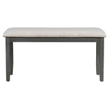 6-Piece Table and Chair Set with Special-shaped Legs and Foam-covered Seat Backs&Cushions for 45811893