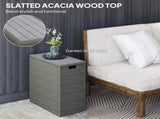 Wicker Outdoor Storage Box 03139364