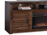 78 inch Electric Fireplace TV Stand Console for TVs up to 95 inches, Minimal Assembly, Whiskey B108P160236
