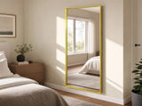 21"x64" Rectangle Full Length Dressing Mirror Floor Standing Mirror Wall Mounted with Deep 38717808
