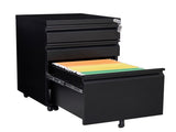 3-Drawer Mobile Filing Cabinet with Lock, Office Storage Filing Cabinet 22606816