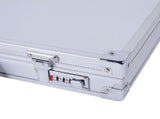 45*25*7.5cm Aluminum New Framed Locking Gun Pistol HandGun Lock Box Hard Storage Carry Case Silver 84542987