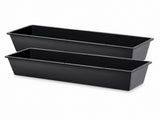 4-piece dual-purpose plastic livestock feed trough Suitable for daily feeding of horses, goats, 58024997