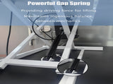 32 Inch Desk Converter, Height Adjustable Sit to Stand Riser, Dual Monitor and Laptop Workstation W2641P251901