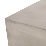 ZNTS Outdoor MGO Side Table ,Light Grey 70882.00