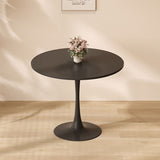 Modern Round Dining Table, 31.5'' Kitchen Dining Room Furniture, Coffee Table, Leisure Table, W2641P238037