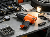 1/2" Drive Air Impact Wrench, 880 ft-lbs Nut-Busting Torque, 7500 RPM Lightweight Pneumatic Impact 12547529