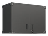Metal Wall-Mounted Tool Storage Cabinet with 2 Locking Door 1 adjustable Shelf 1 Opened Drawer for 75192914
